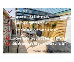 Maison familiale Terrasse Jacuzzi Parking sur place près d'Honfleur